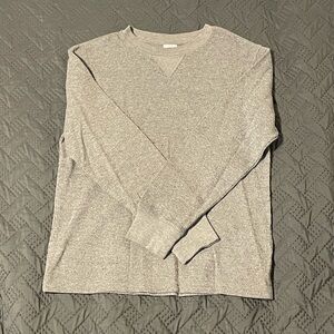 Wonder Nation Men's Light Gray Crewneck Sweater